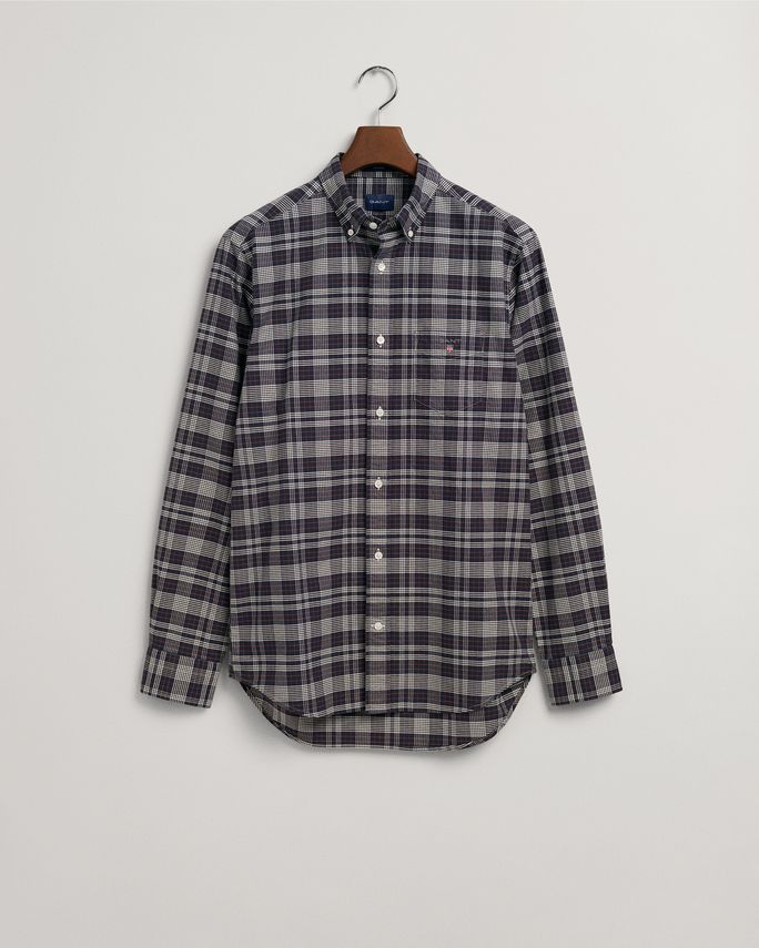D1  Reg Oxford Check Shirt