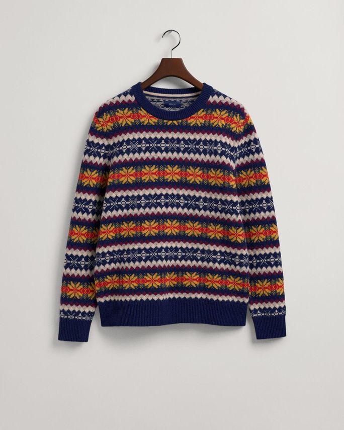 D2  Fair Isle C-neck
