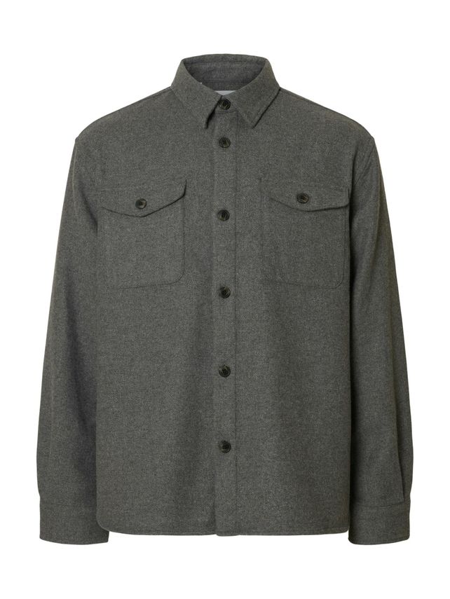 Slhloosemason-pablo Ls Overshirt W