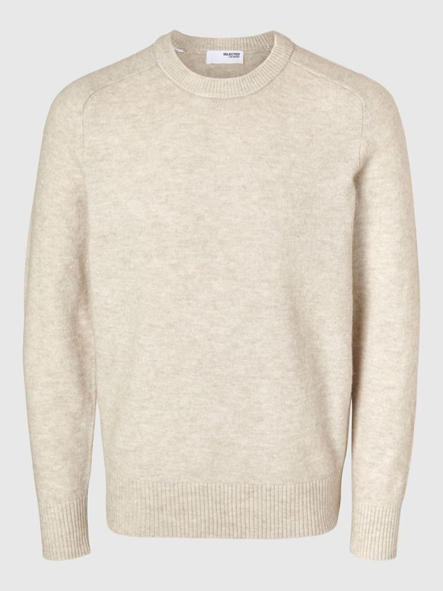Slhrai Ls Knit Crew Neck W