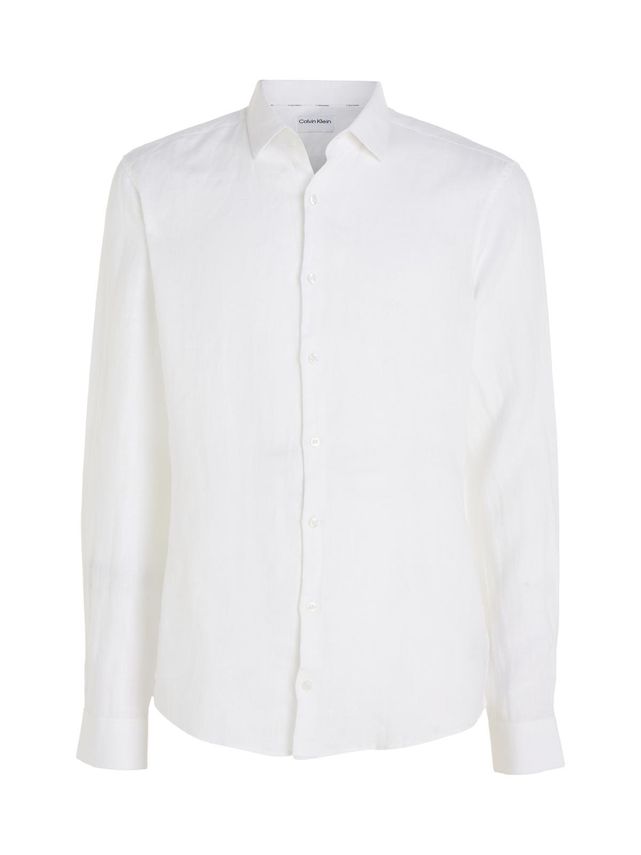 Linen Solid Slim Shirt
