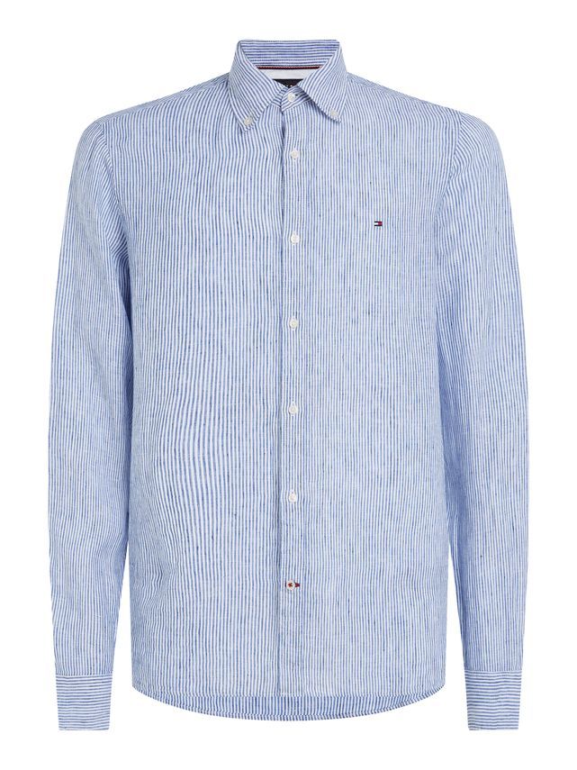 Linen Stripe Sf Shirt