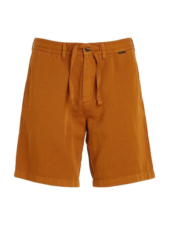 Cot Linen Tencel Wide Leg Short
