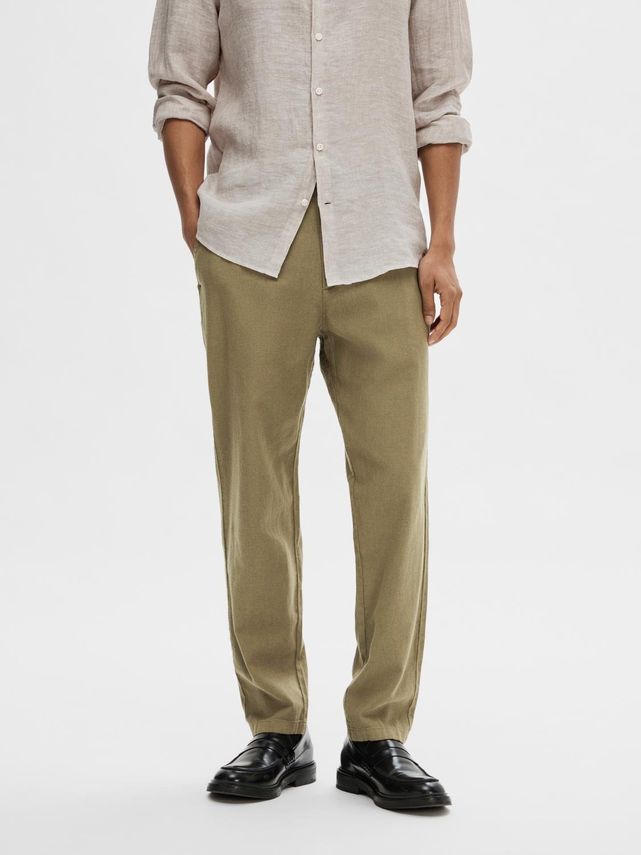 Slh172-slimtape Brody Linen Pant No