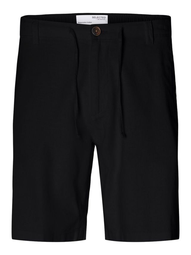 Slhregular-brody Linen Shorts Noos