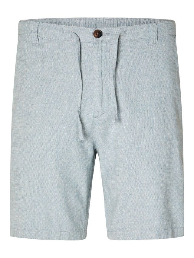 Slhregular-brody Linen Shorts Noos