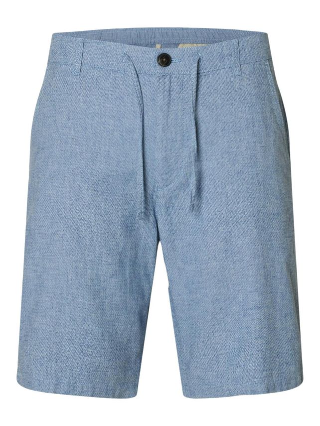 Slhregular-brody Linen Shorts Noos