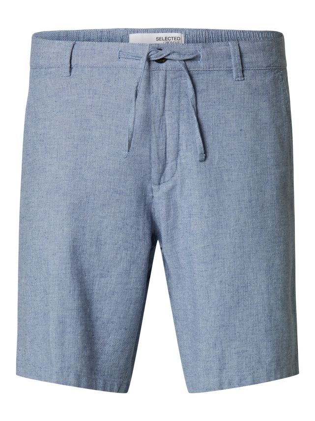 Slhregular-brody Linen Shorts Noos