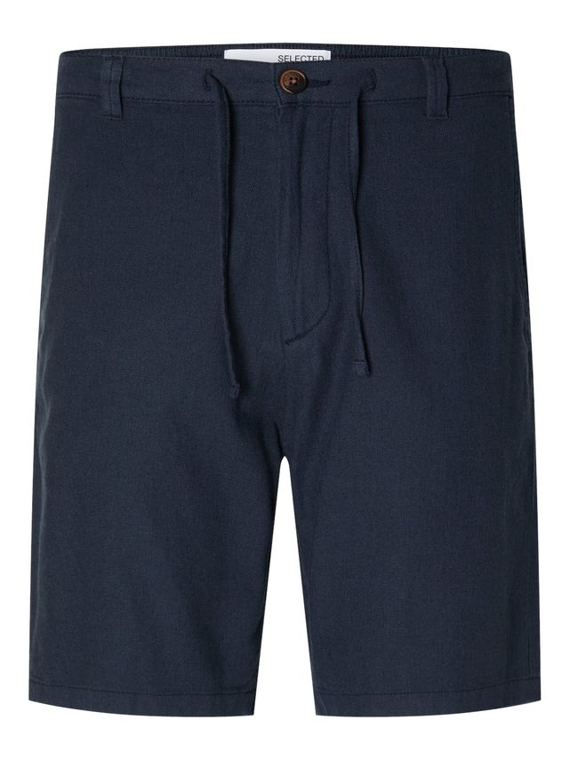 Slhregular-brody Linen Shorts Noos