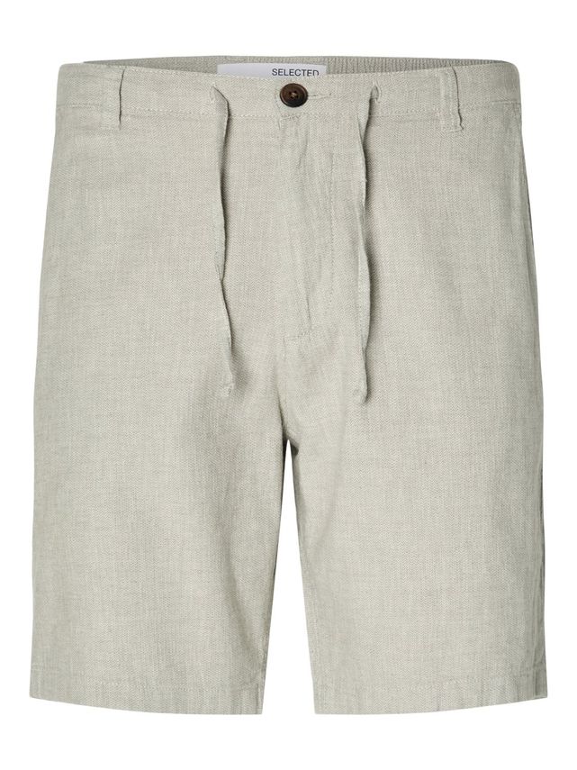 Slhregular-brody Linen Shorts Noos