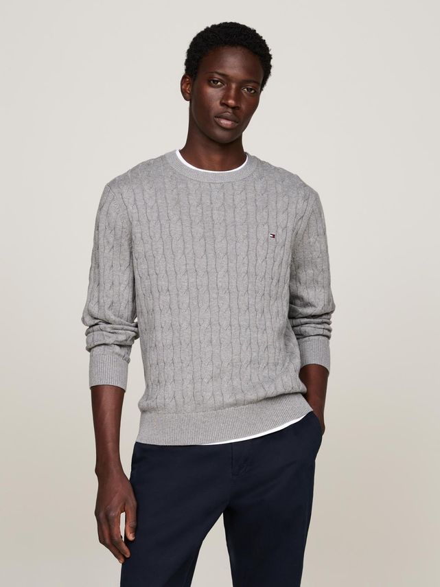 Classic Cable Crew Neck