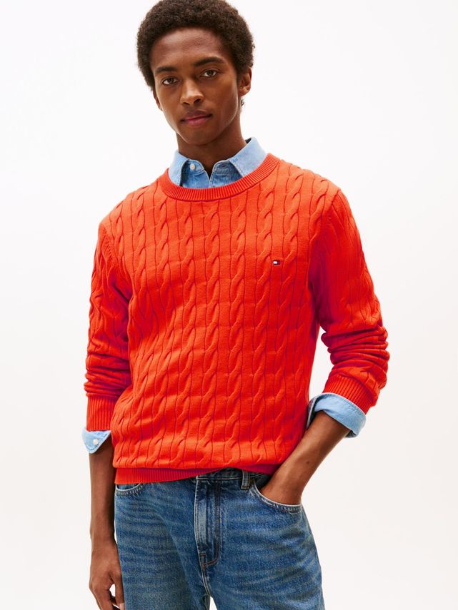 Classic Cable Crew Neck