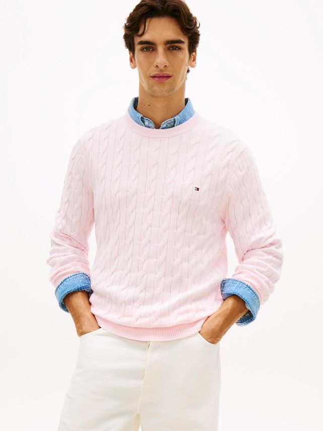 Classic Cable Crew Neck