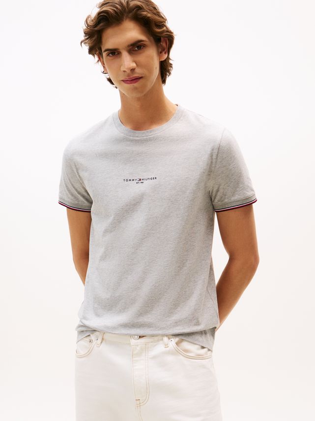 Tommy Logo Tipped Tee