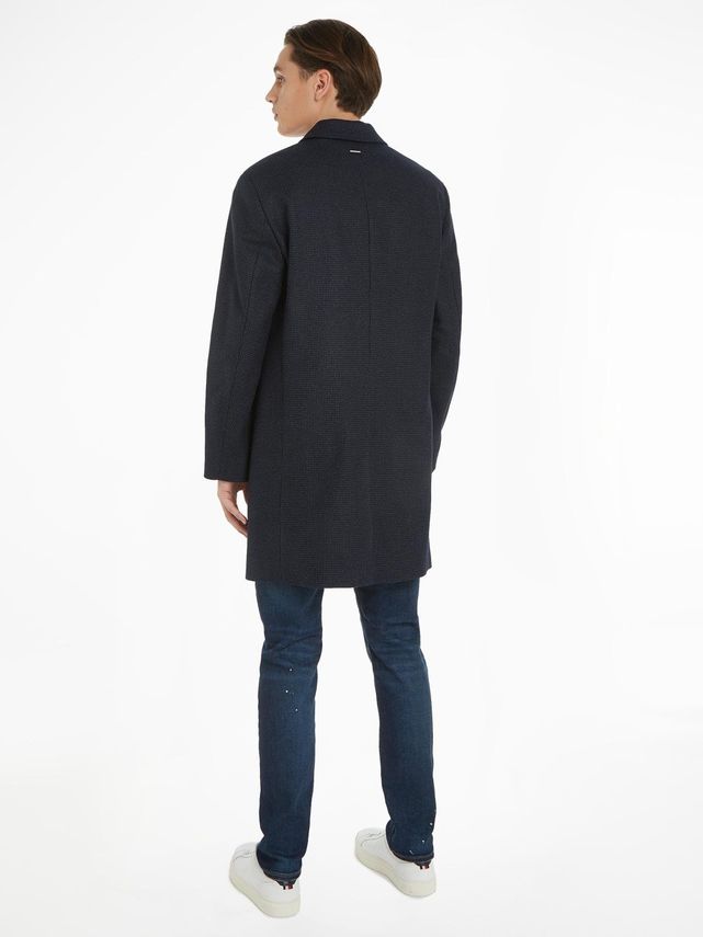 Dc Pattern Wool Coat