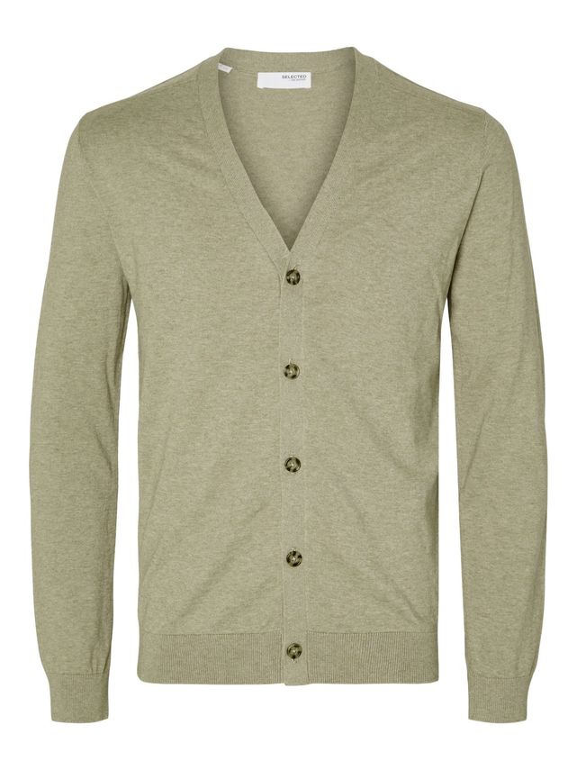 Slhberg Ls Knit V-neck Cardigan Noo