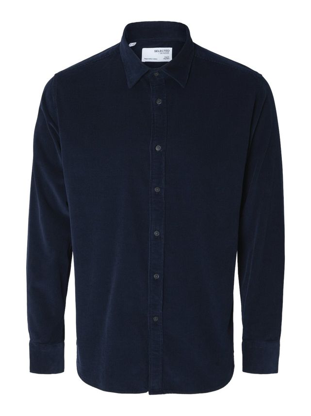 Slhregowen-cord Shirt Ls Noos
