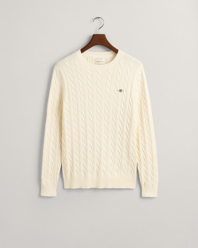 Cotton Cable C-neck
