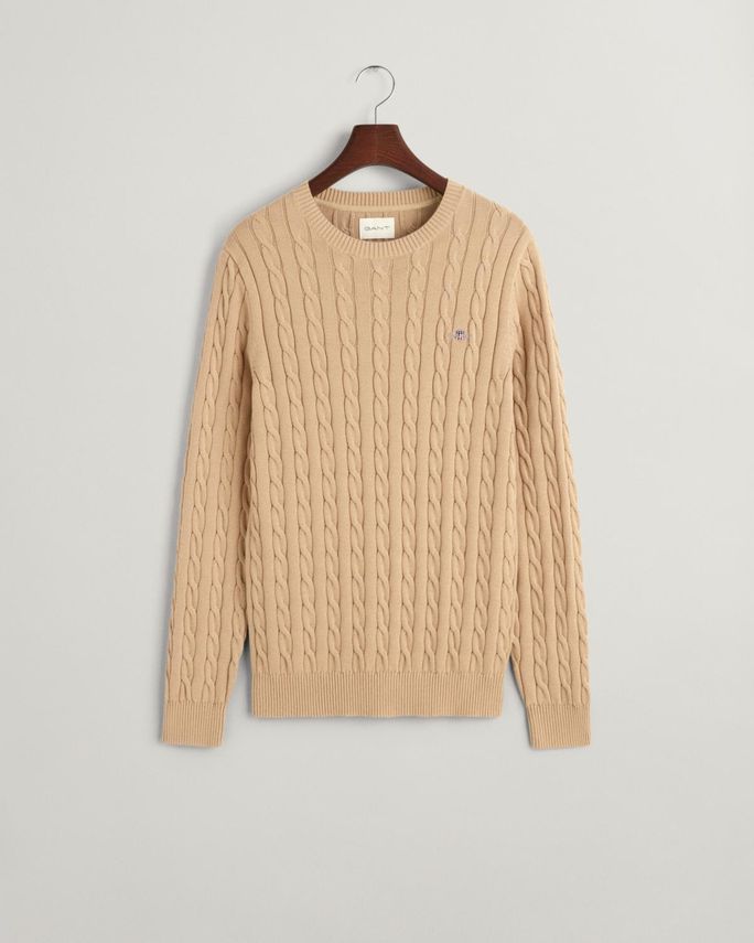Cotton Cable C-neck