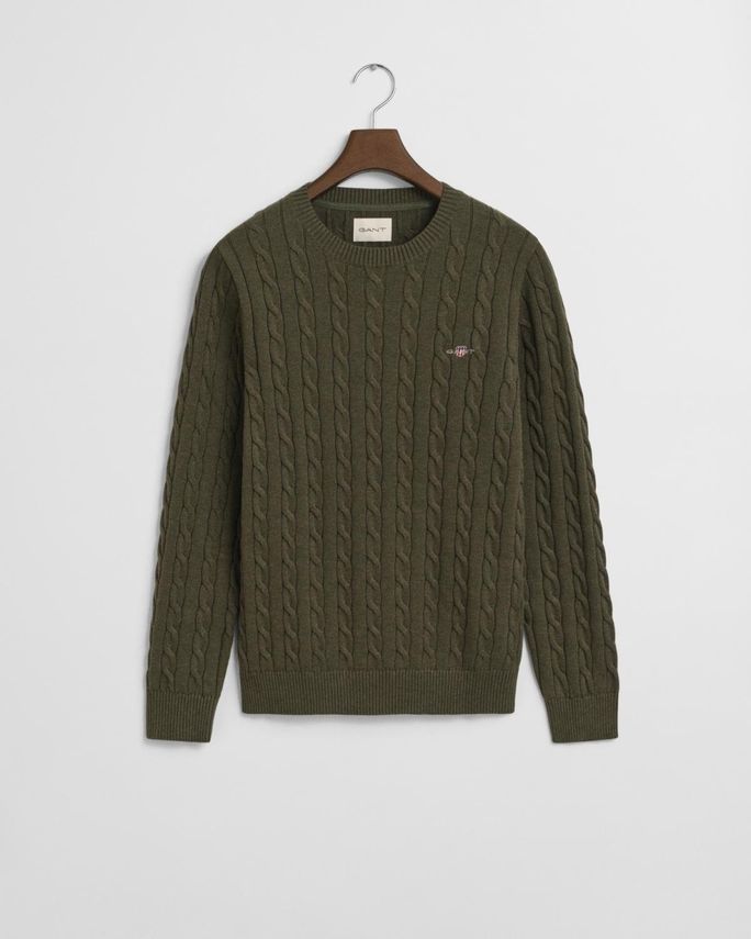 Cotton Cable C-neck