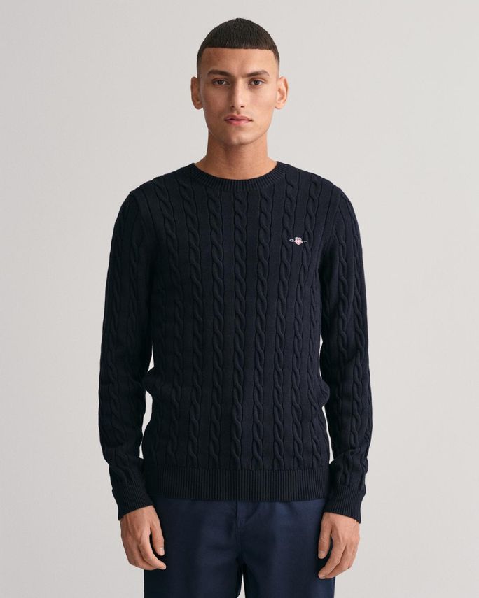Cotton Cable C-neck