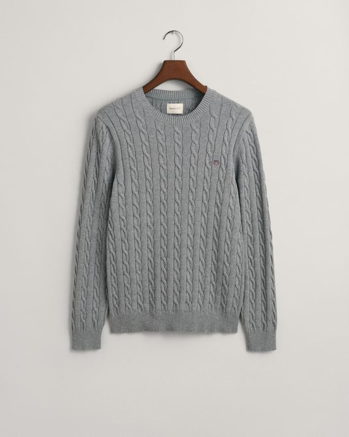 Cotton Cable C-neck
