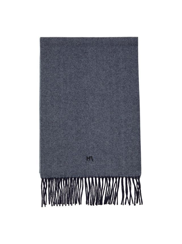 Slhtope Wool Herringbone Scarf B