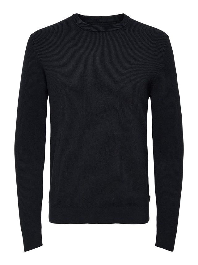 Onsphil Reg 12 Struc Crew Knit Noos