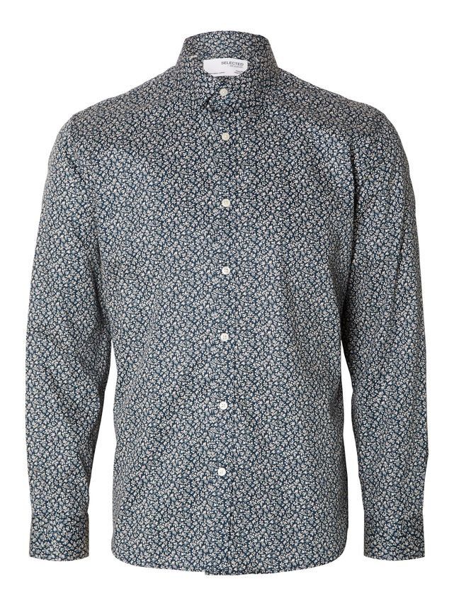 Slhregsoho-aop Mix Shirt Ls B
