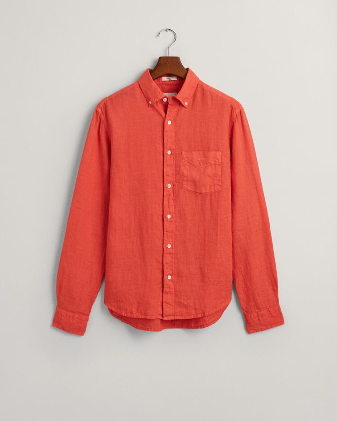 Reg Gmnt Dyed Linen Shirt