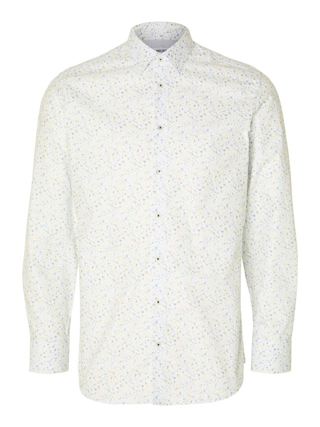 Slhslimdetail Shirt Ls Classic Noos