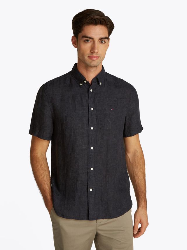 Pigment Dyed Linen Rf Shirt S S