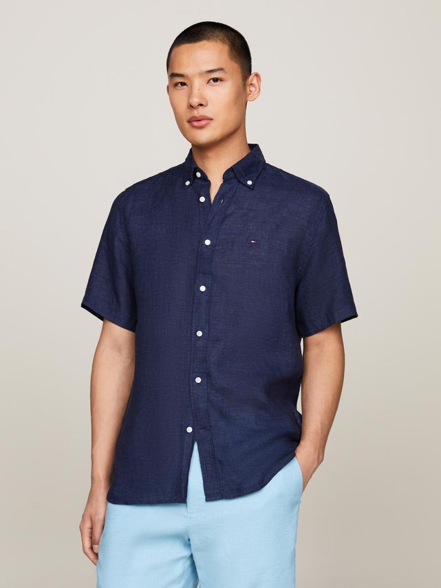 Pigment Dyed Linen Rf Shirt S S