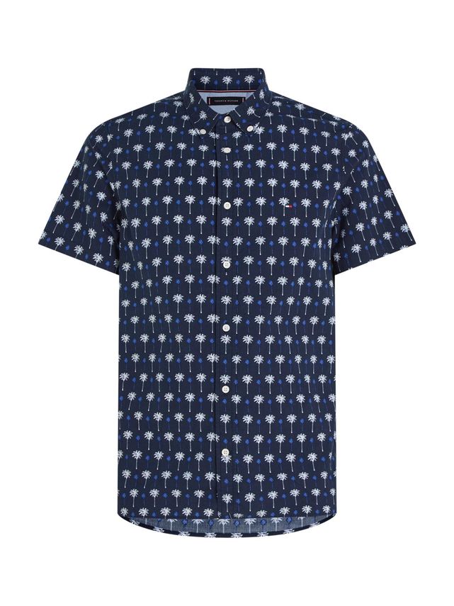Mini Palm Print Sf Shirt S S