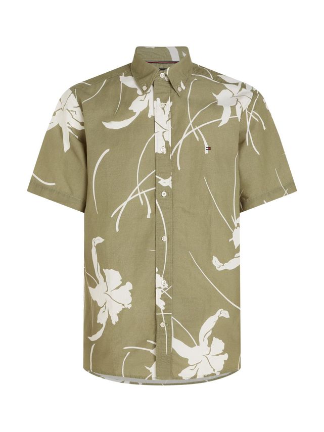 Large Tropical Prt Shirt S S
