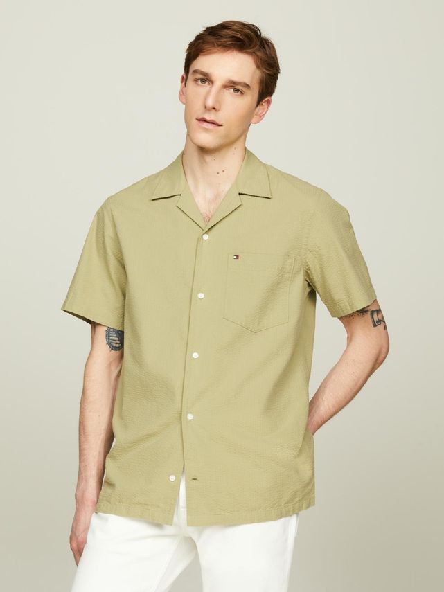 Seersucker Solid Shirt S S