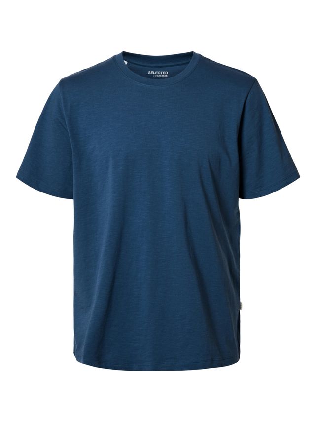 Slhaspen Slub Ss O-neck Tee Noos