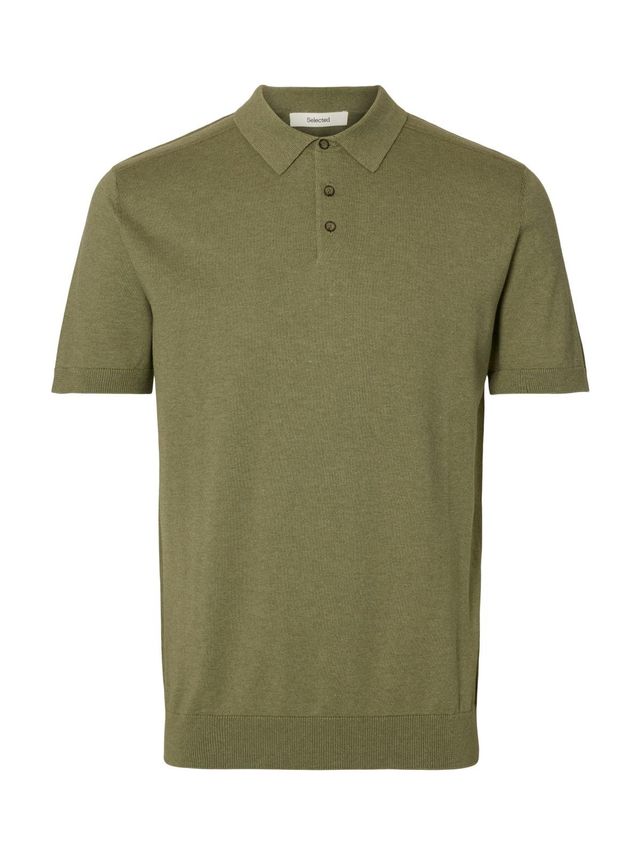 Slhberg Ss Knit Polo Noos