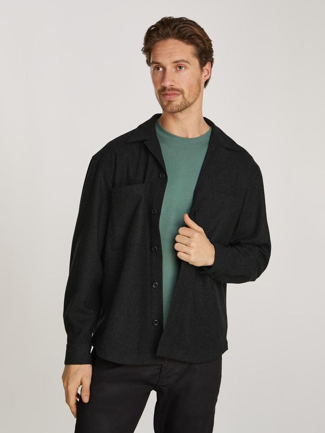 Wool Blend Overshirt