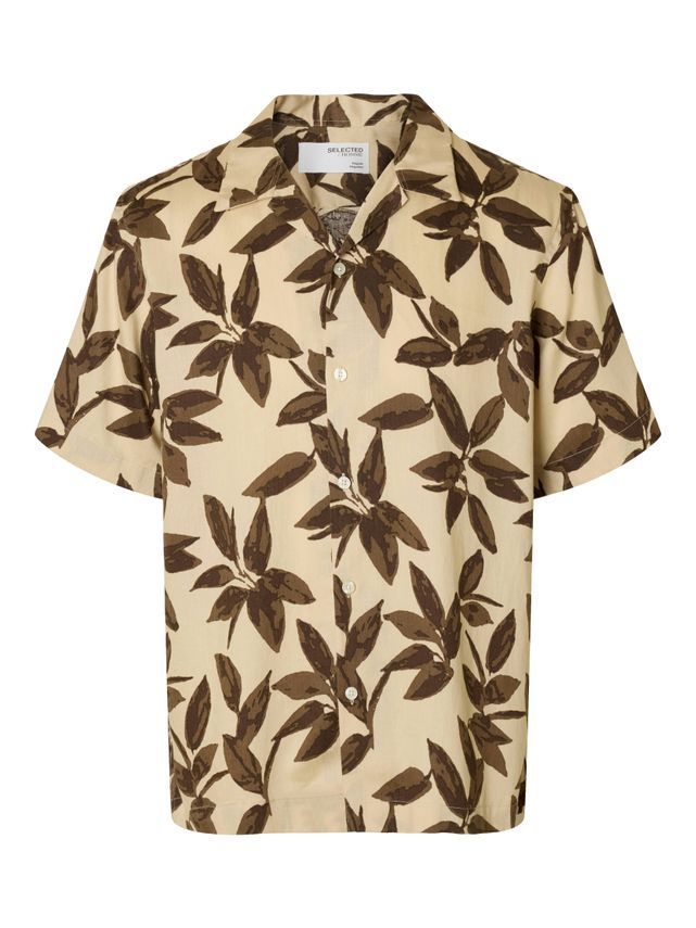 Slhregnoa Mix Shirt Ss Resort