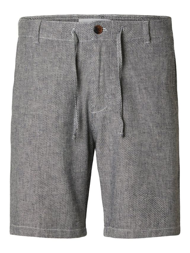 Slhregular-brody Linen Twill Shorts