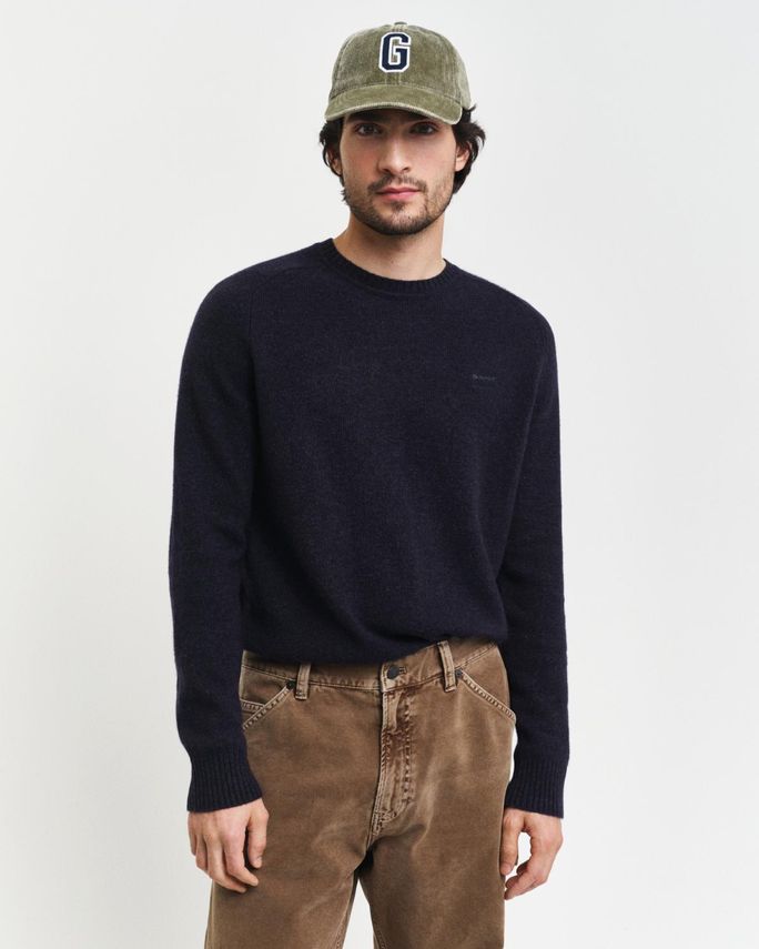 Wool Blend C-neck
