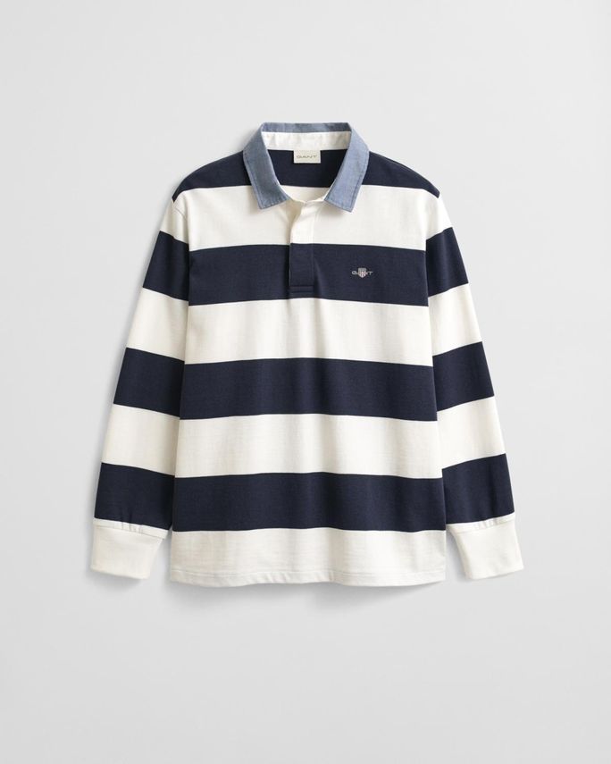 Reg Chambray Stripe Heavy Rugger