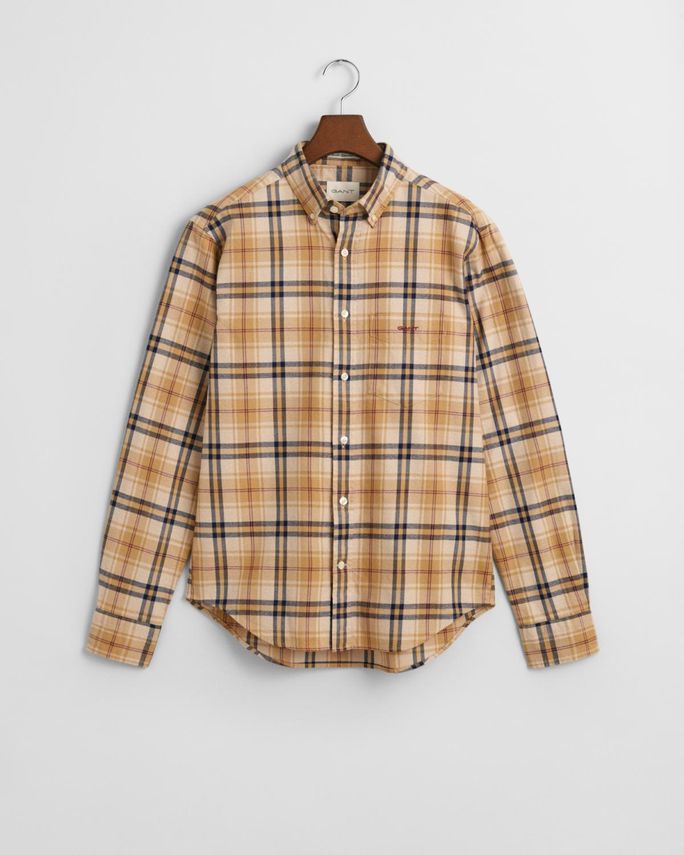 Reg Jaspe Flannel Plaid Shirt