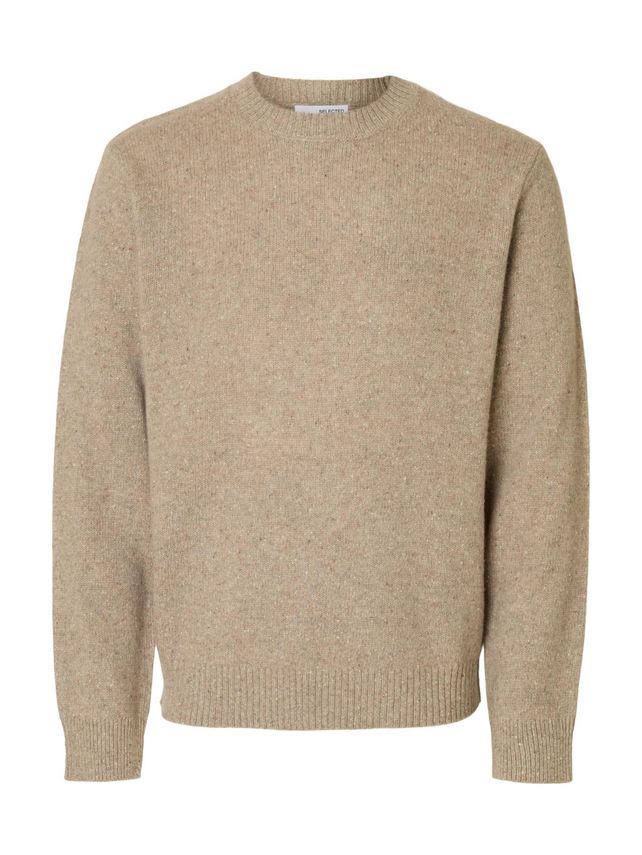 Slhneil Ls Knit Neps Crew Neck