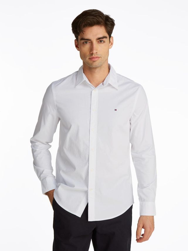 Flex Poplin Kent Collar Sf Shirt