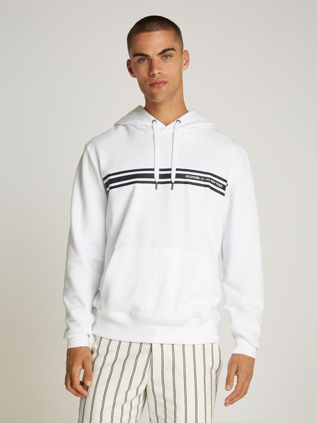 Central Chest Stripe Hoody