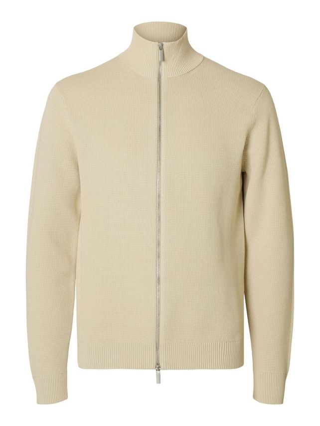 Slhdane Ls Knit Structure Full Zip