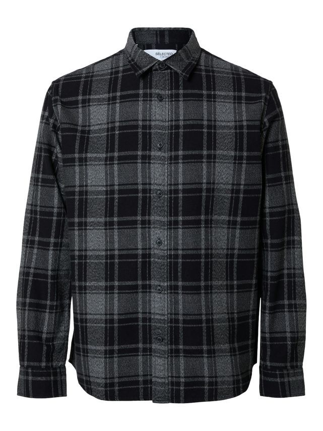 Slhreg-owen Flannel Mix Shirt Ls