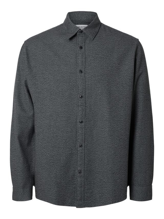 Slhreg-owen Flannel Mix Shirt Ls